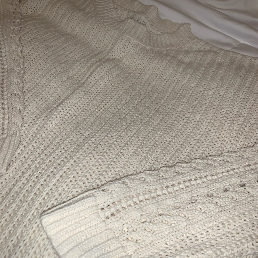 Cozy cable knit sweater
